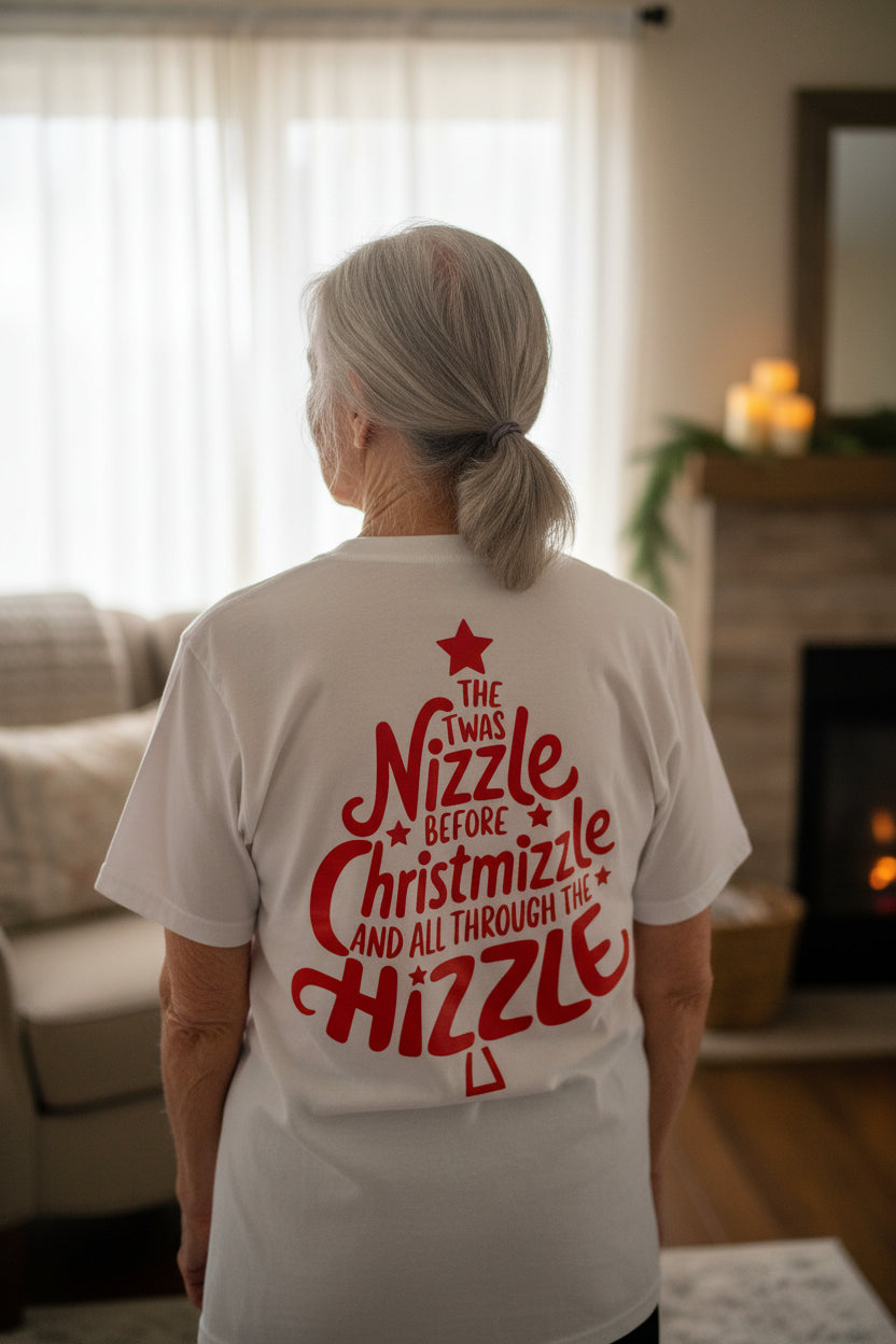 Christmas Mischief funny holiday graphic tee shirt