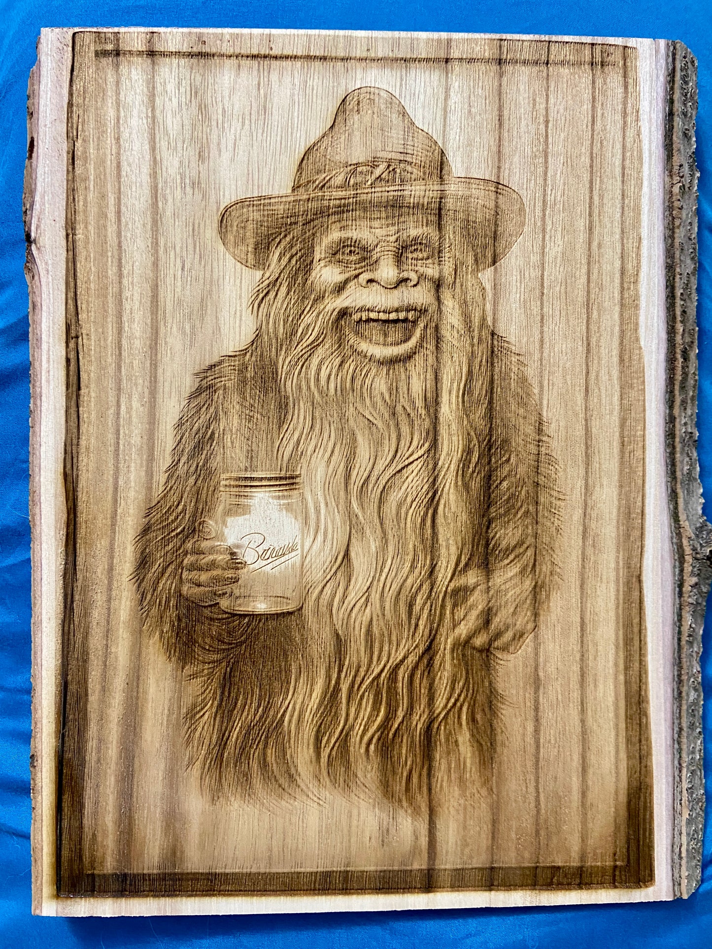 Yeti moonshine engraved raw edge custom drinkware gift