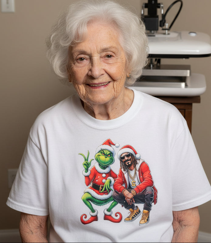 Christmas Mischief funny holiday graphic tee shirt