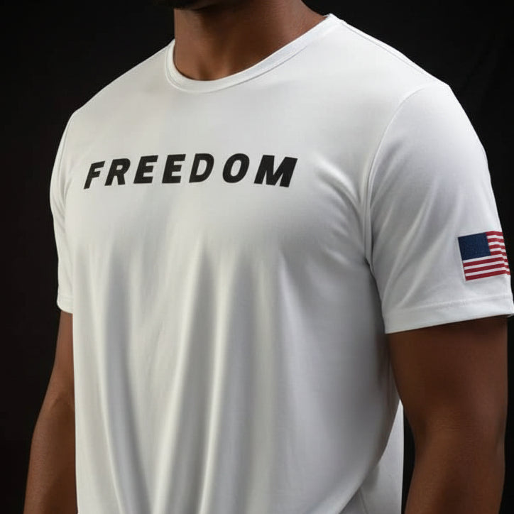 Freedom Christian faith graphic shirt
