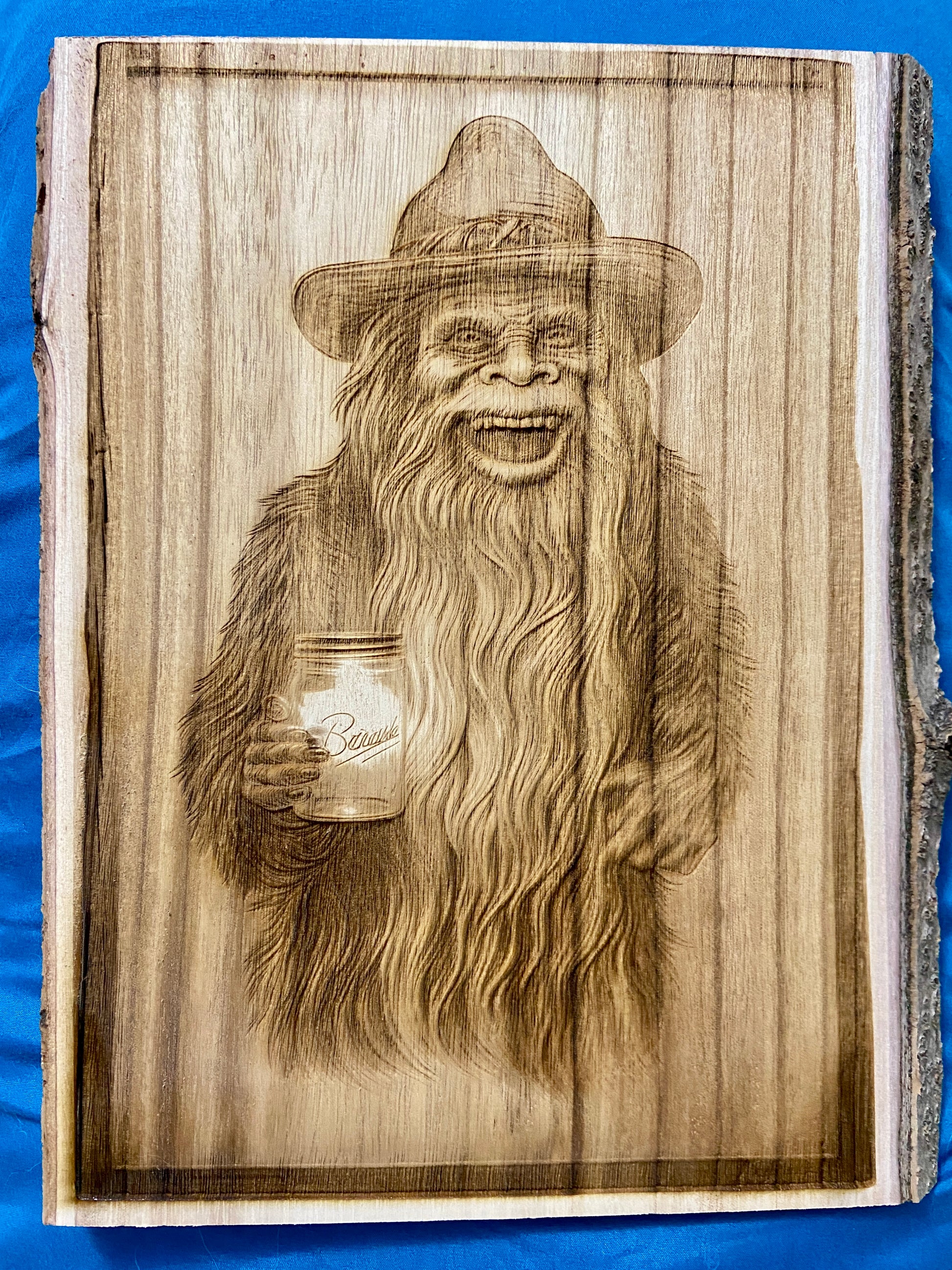 Yeti moonshine engraved raw edge custom drinkware gift