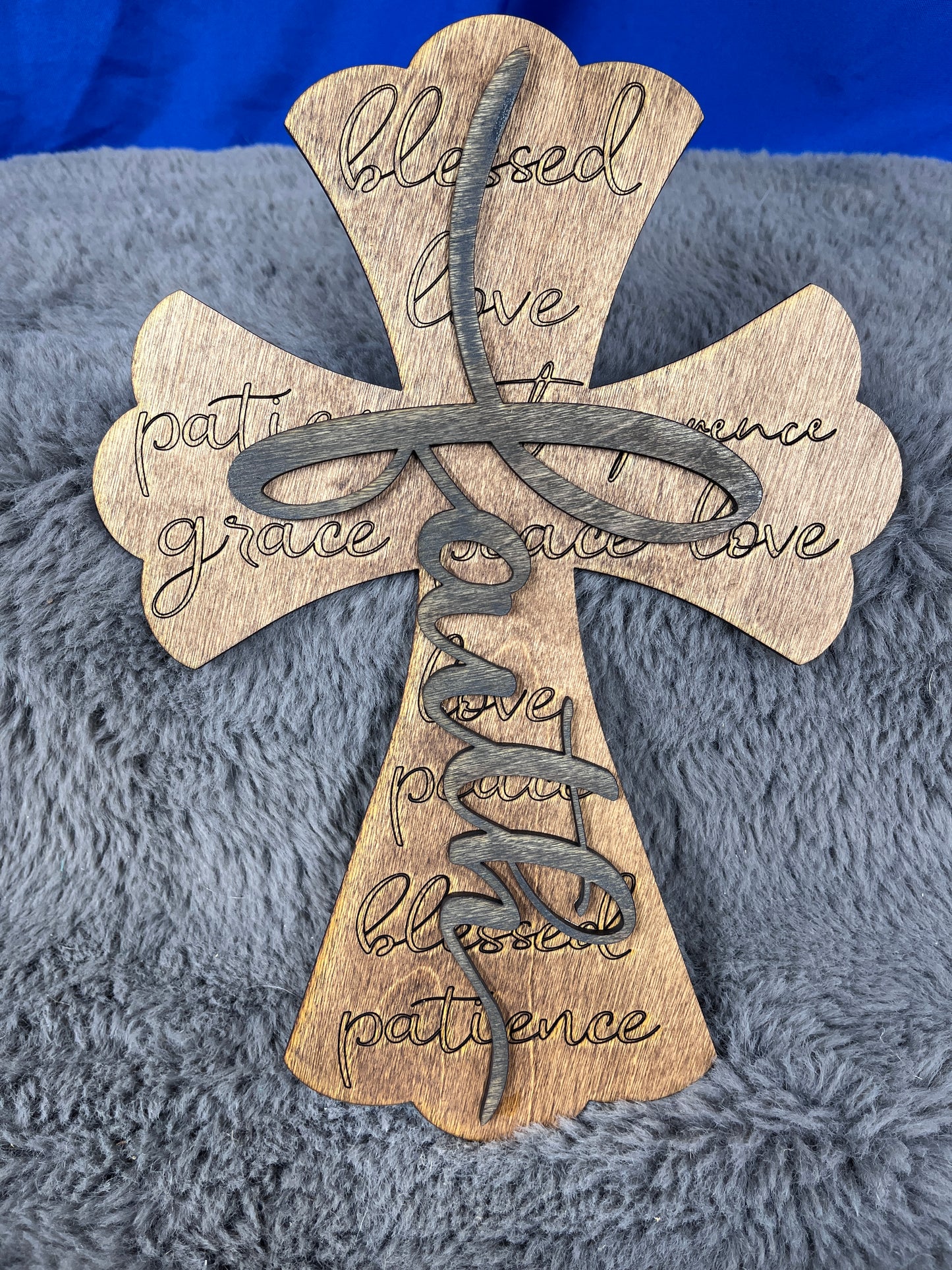 Faith door hanger handmade Christian home decor gift