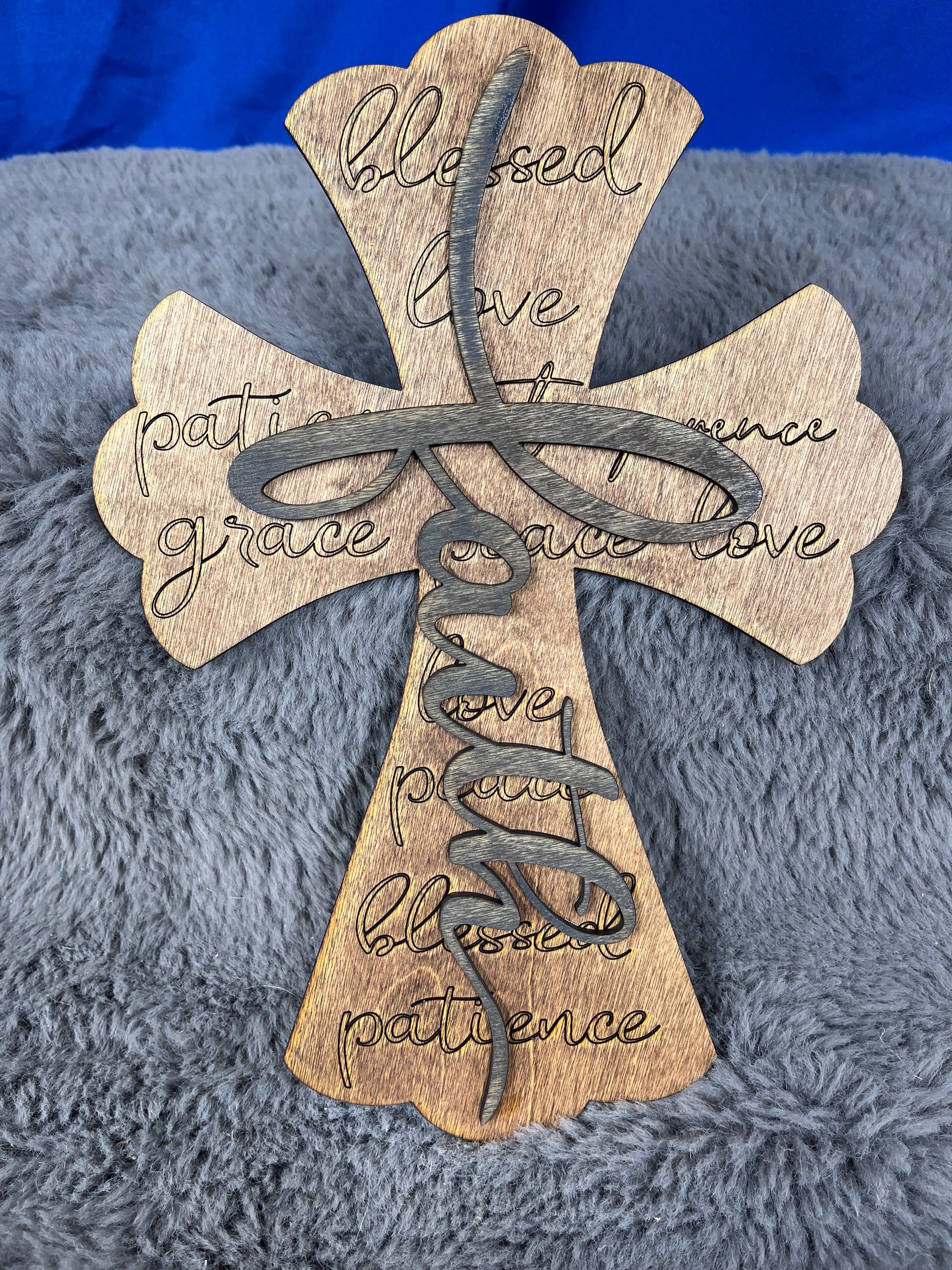 Faith door hanger handmade Christian home decor gift