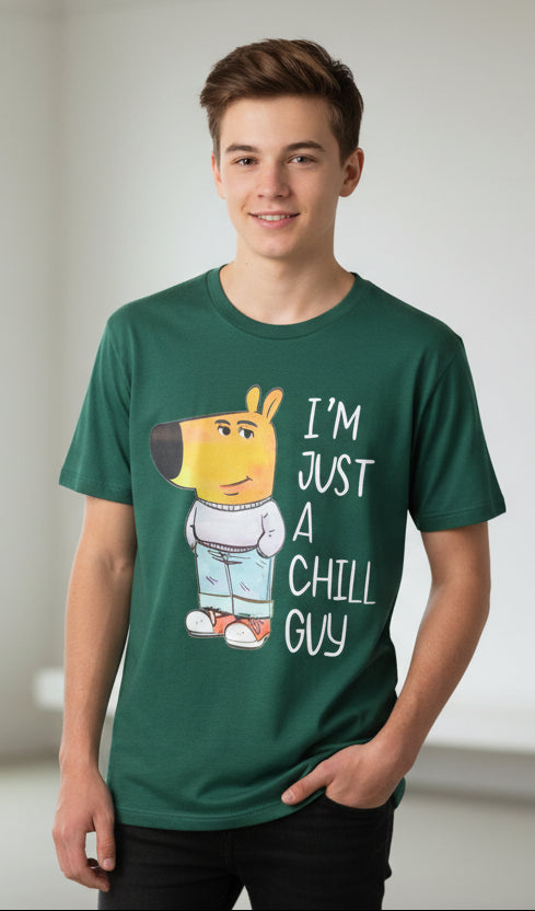 I'm Just a Chill Guy funny humor graphic tee shirt
