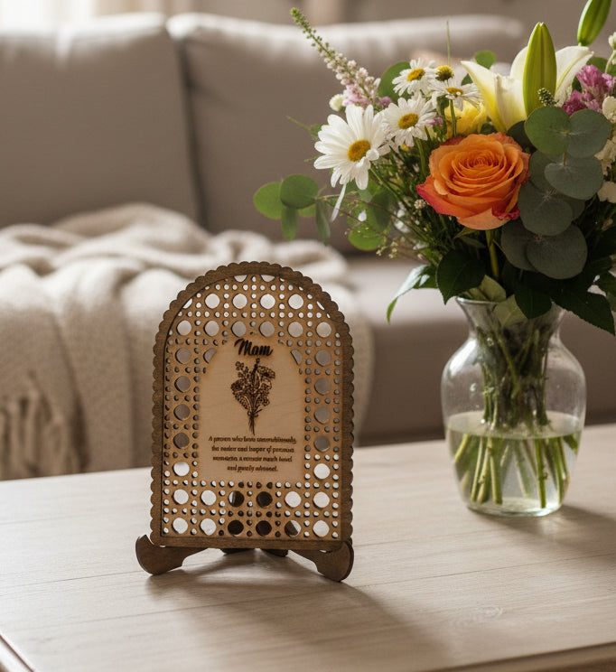 Wooden Mom Plaque